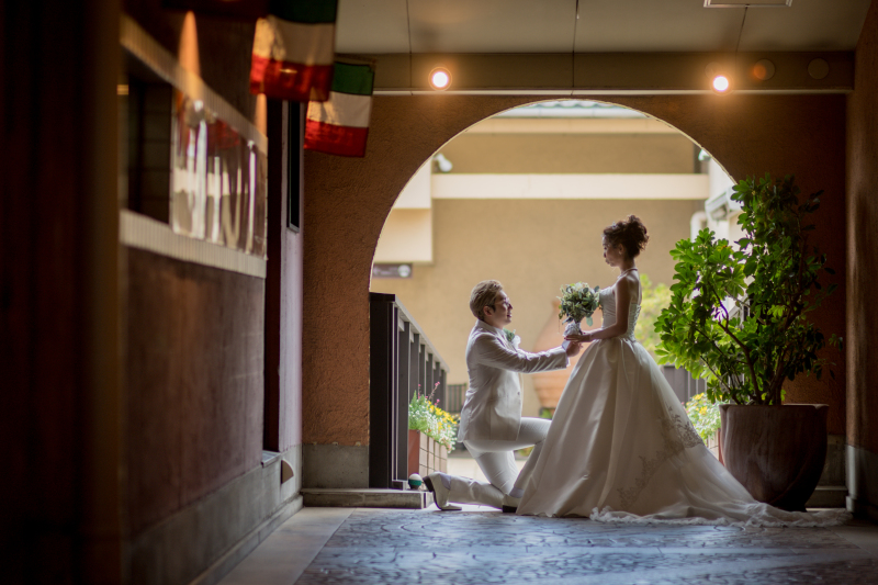 美しいプロポーズシーン