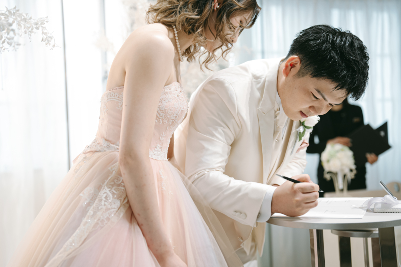 お二人のお名前に思いを込めて…