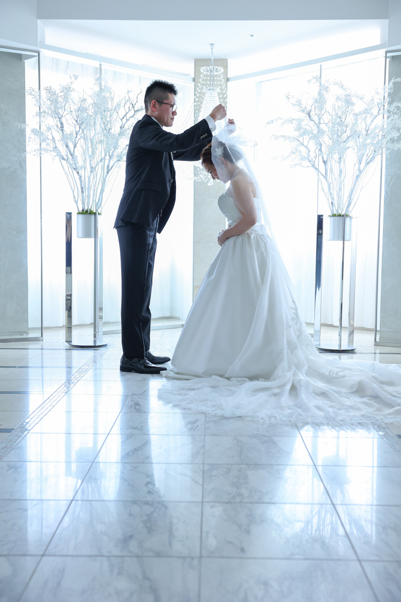 ベールアップのシーンを撮りたい!