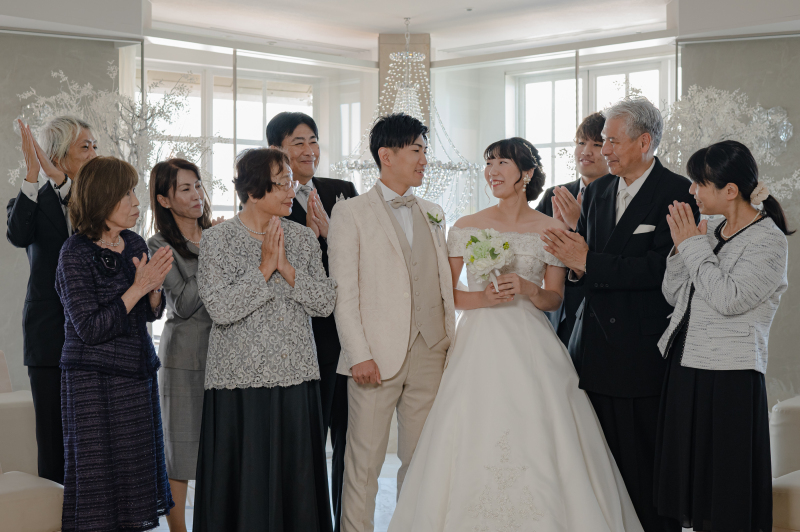 家族からの祝福