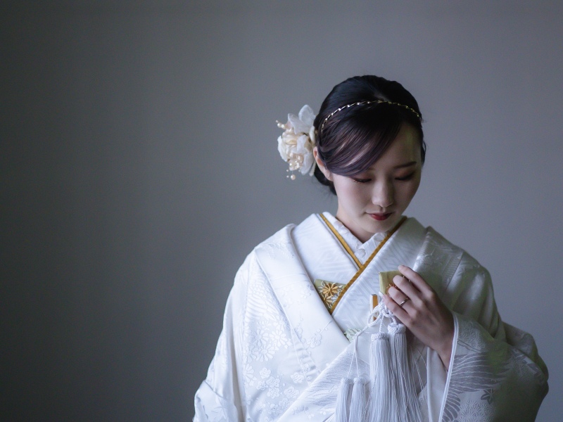 和装にカチューシャスタイルが可愛い♡