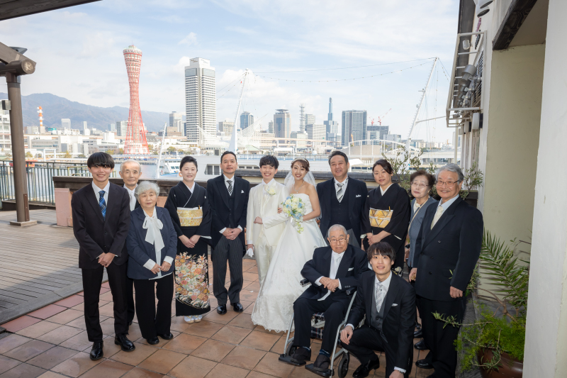 大切な家族と一緒に、幸せの瞬間を一枚に。