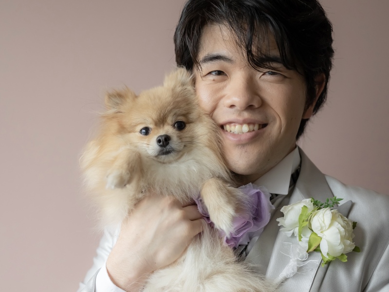 わんちゃんも一緒に