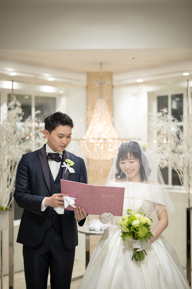 結婚の誓いは参加してくれた皆様にむけて