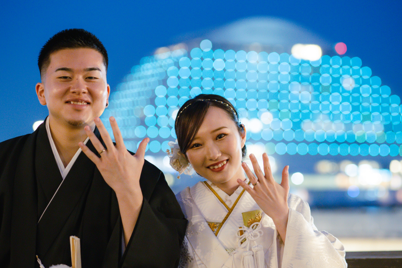 大切な指輪も一緒に