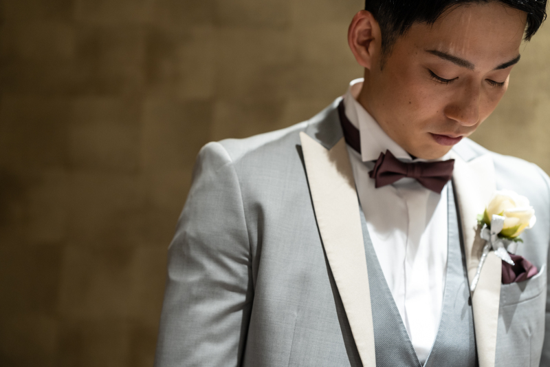 新郎様もかっこよく