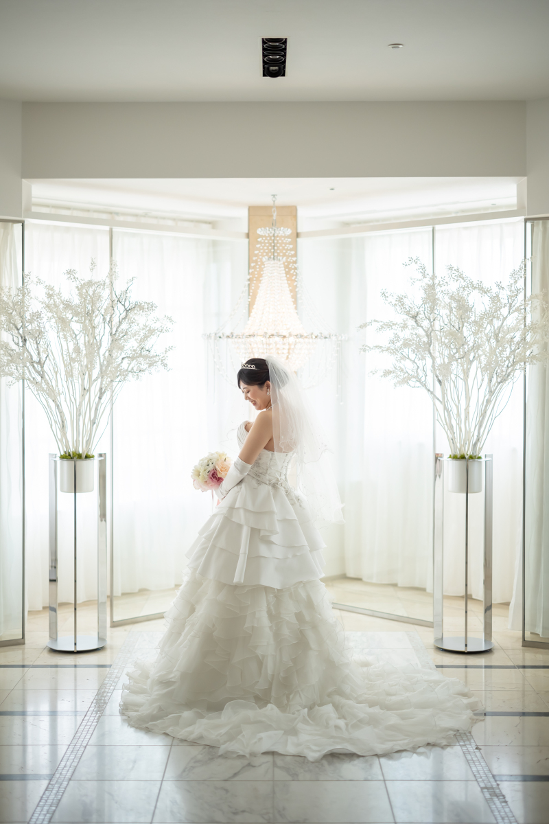 新婦様だけでのショット!