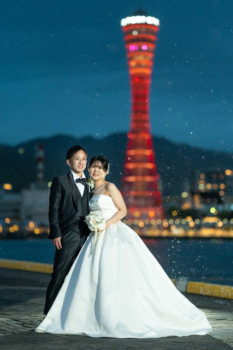 雨のしずくが幻想的