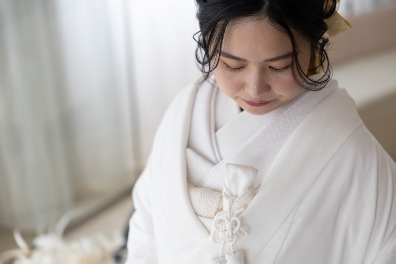 白無垢でのチャペル撮影