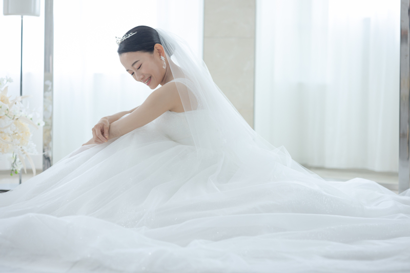 お座りショットも美しい