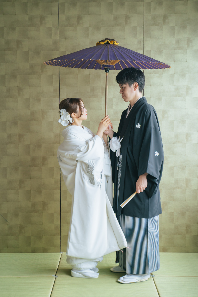 綿帽子を外した姿も