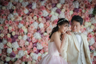 小さな結婚式 神戸モザイク店_スタジオ×洋装