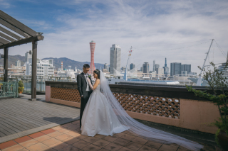 小さな結婚式 神戸モザイク店_ハーバーランドロケーション×Wedding Dress