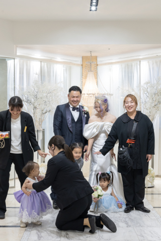 小さな結婚式 神戸モザイク店_【家族の笑顔いっぱい】ファミリーフォトウェディング