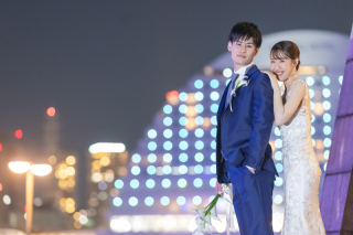 小さな結婚式 神戸モザイク店_ハーバーランドロケーション×Wedding Dress