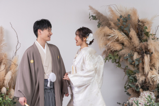 小さな結婚式 神戸モザイク店_スタジオ×和装