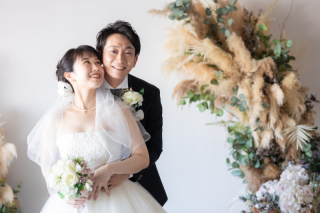 小さな結婚式 神戸モザイク店_スタジオ×洋装