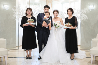 小さな結婚式 神戸モザイク店_【家族の笑顔いっぱい】ファミリーフォトウェディング