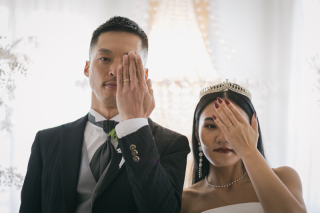 小さな結婚式 神戸モザイク店_チャペル×洋装