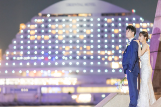 小さな結婚式 神戸モザイク店_ハーバーランドロケーション×Wedding Dress