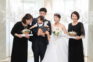 小さな結婚式 神戸モザイク店_【家族の笑顔いっぱい】ファミリーフォトウェディング