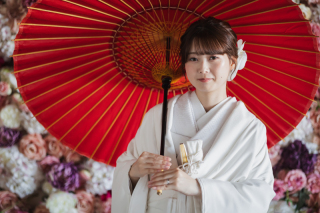 小さな結婚式 神戸モザイク店_スタジオ×和装