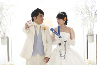 小さな結婚式 神戸モザイク店_チャペル×洋装