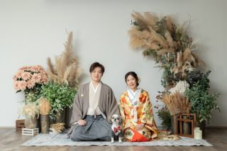 小さな結婚式 神戸モザイク店_【大切な家族も一緒に】ペットとフォトウェディング