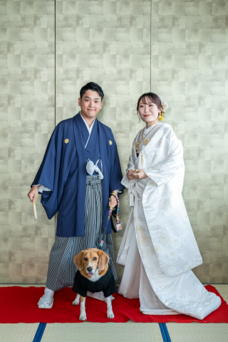 小さな結婚式 神戸モザイク店_【大切な家族も一緒に】ペットとフォトウェディング