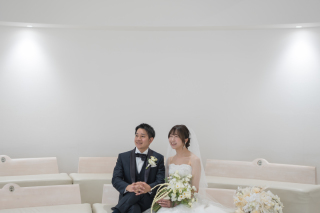小さな結婚式 神戸モザイク店_チャペル×洋装