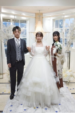 小さな結婚式 神戸モザイク店_【家族の笑顔いっぱい】ファミリーフォトウェディング