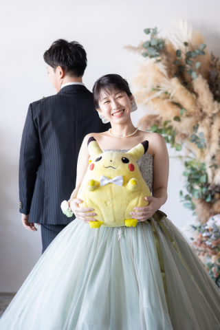 小さな結婚式 神戸モザイク店_スタジオ×洋装