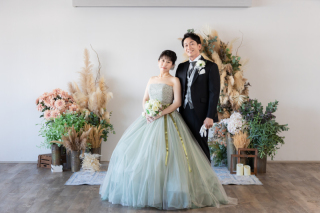 小さな結婚式 神戸モザイク店_スタジオ×洋装