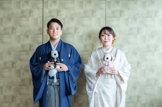 小さな結婚式 神戸モザイク店_スタジオ×和装