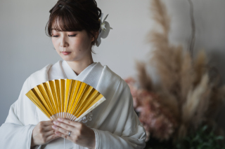 小さな結婚式 神戸モザイク店_スタジオ×和装