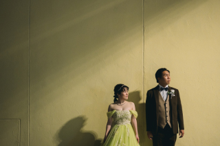 小さな結婚式 神戸モザイク店_【チャペル・スタジオどっちもOK】ちょっと外撮影