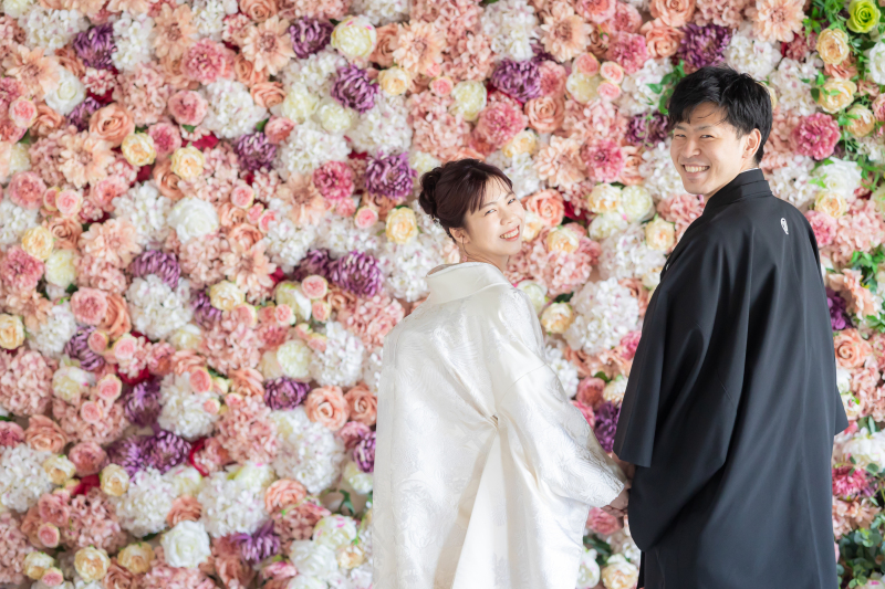 【結婚報告・年賀状にも◎】大切なご家族も一緒に撮影OK*