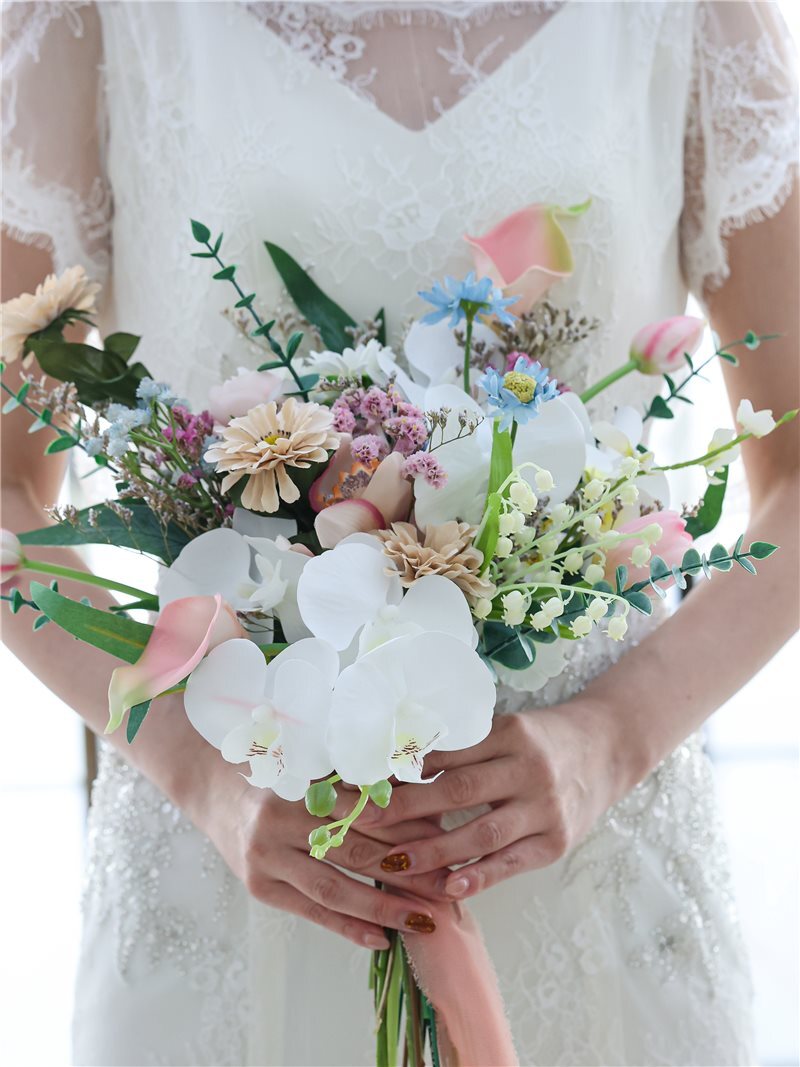 ｸﾗｯﾁﾌﾞｰｹ ﾎﾜｲﾄ×ﾄﾞﾗｲmix