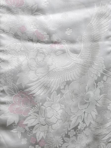 白AP-63 鶴に花集道長 