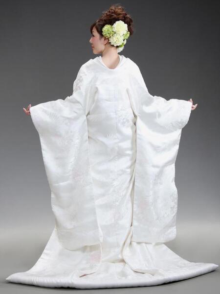 白AP-63 鶴に花集道長 