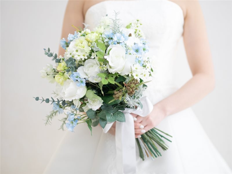 ｸﾗｯﾁﾌﾞｰｹ ﾎﾜｲﾄ×ﾌﾞﾙｰ 