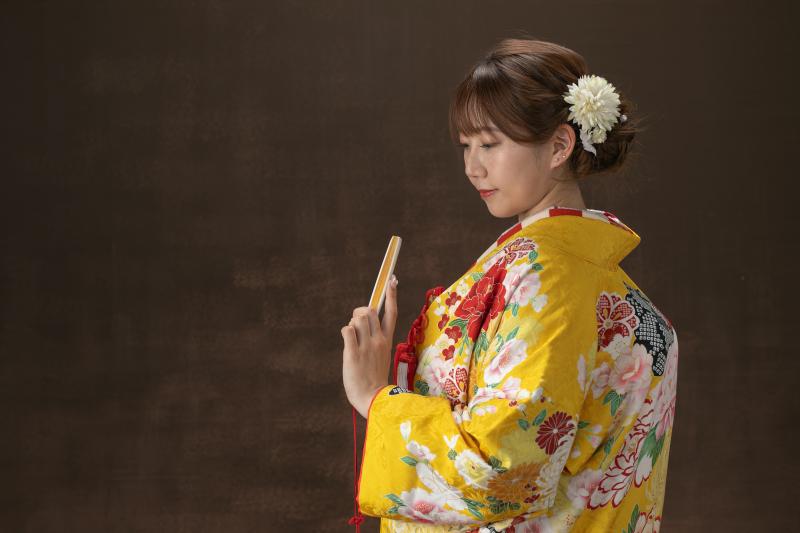 お着物でも、ドレスでも!