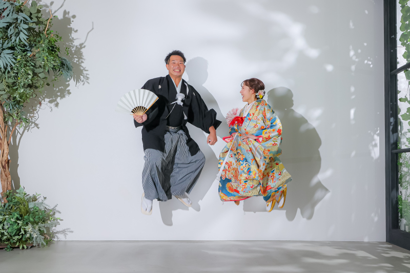 フォトウエディングレポート　チャペル(洋装)+ハウススタジオ(和装)