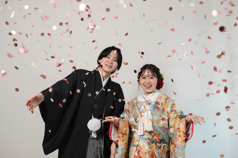 紙吹雪でありがとうございました!