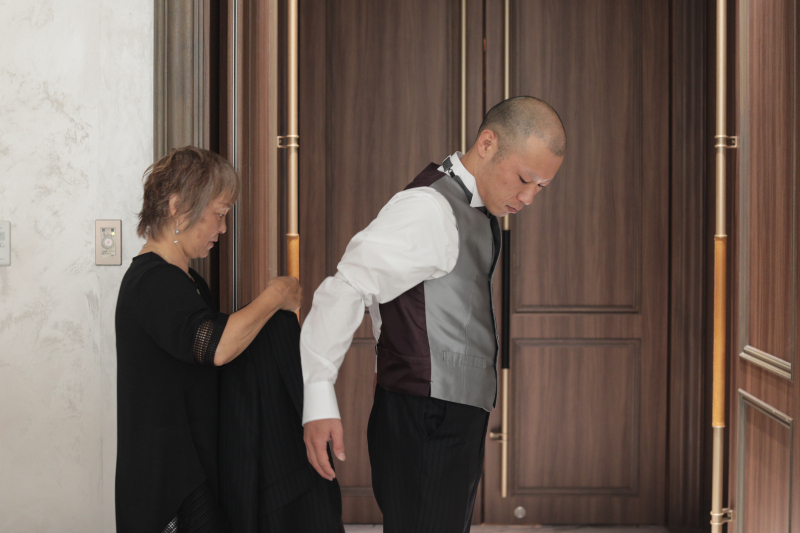 新郎入場 ジャケットセレモニー