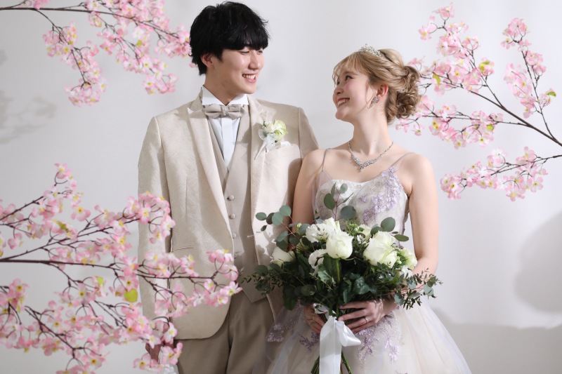 おふたり見つめあっての撮影！