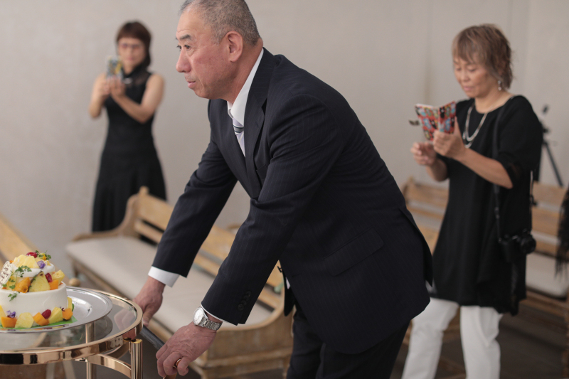 ケーキが登場?!