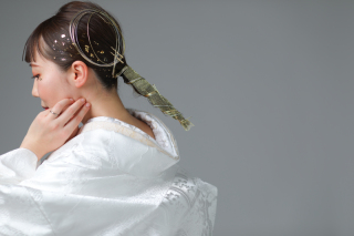 フォトウエディング(前撮り)レポート　シンプルスタジオ×和装(白無垢)