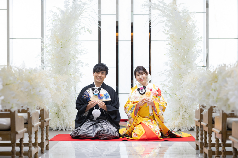 チャペルでお正座