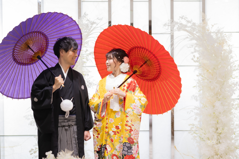 白基調のチャペルに。